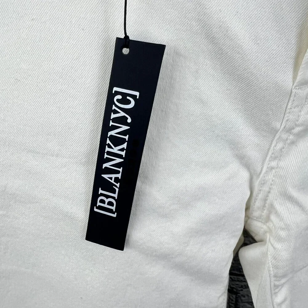 BlankNYC‎ Womens Size 31 White Skinny Jeans 30 inch Inseam